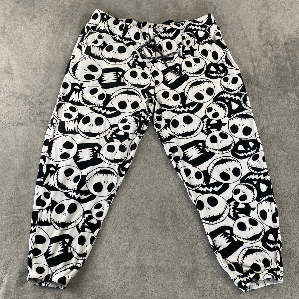 Disney Nightmare Before Christmas Pajama Jogger Lounge Pants 2X Jack Skellington